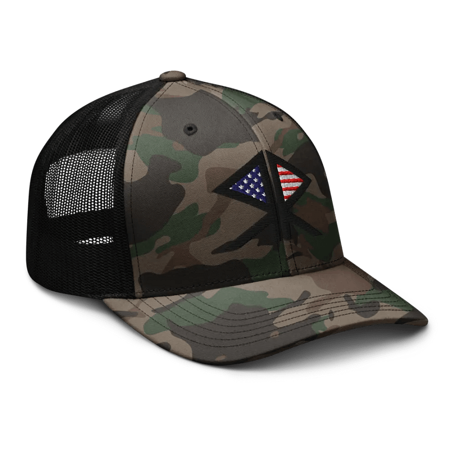 RR Logo Camo Trucker Hat product image (8)