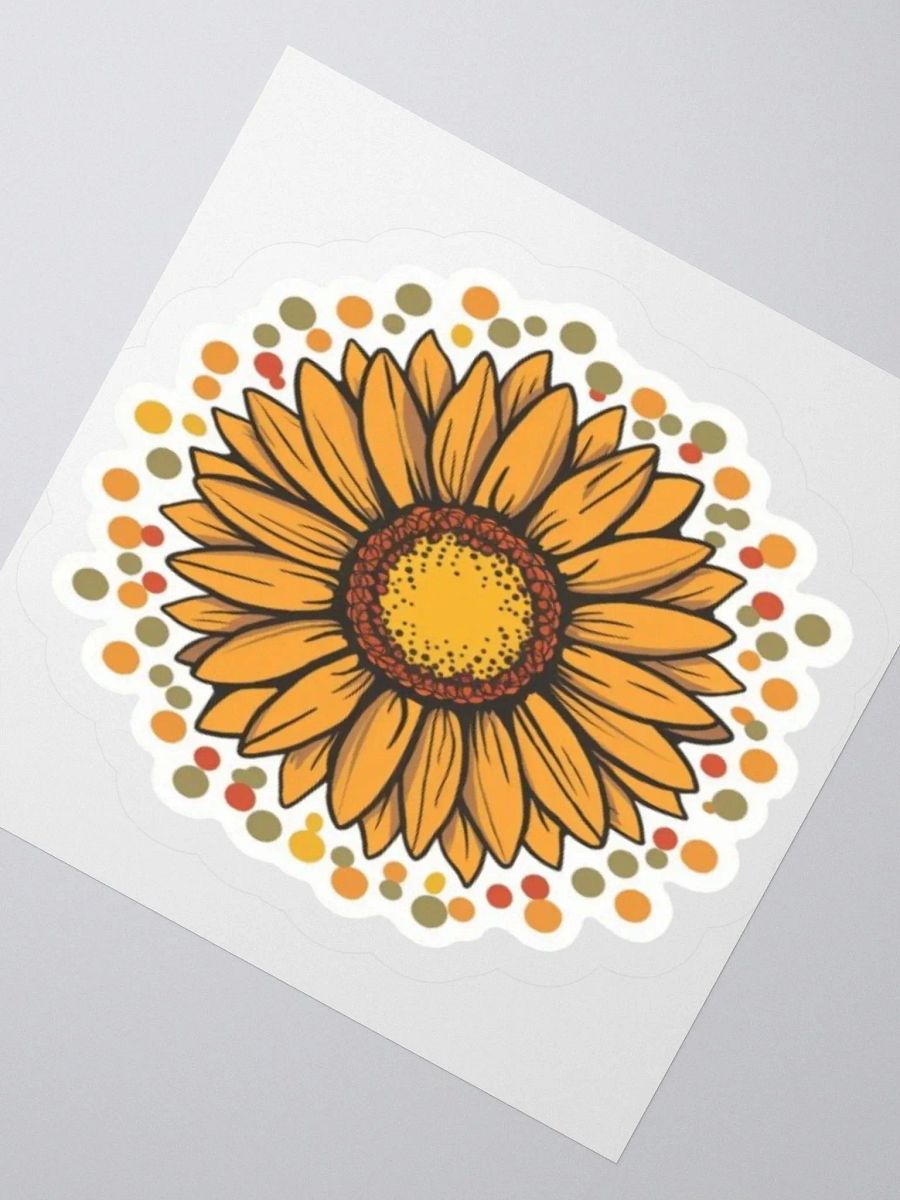Exclusive Sunflower Decorative Sticker | Premium Kiss Cut Vinyl | Ideal for Laptops, Cars, and More product image (2)