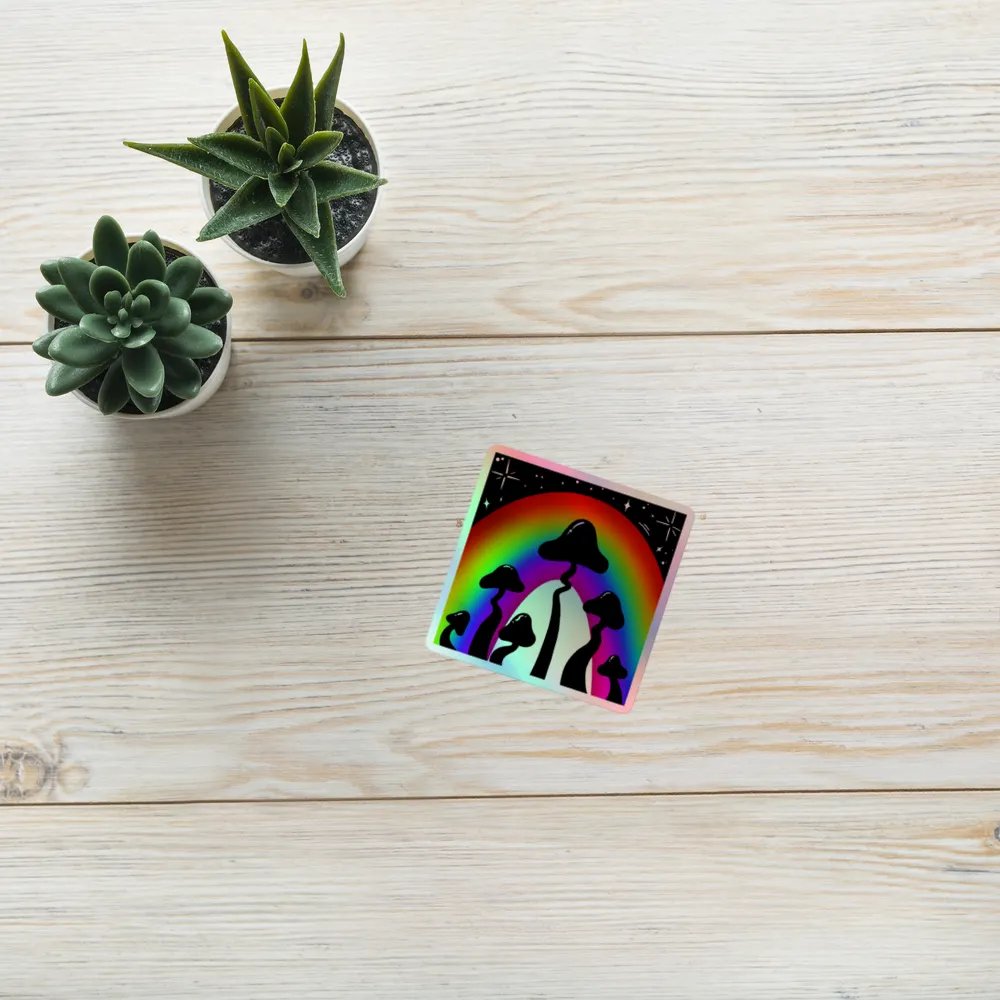Rainbow Mushroom Sticker product image (10)