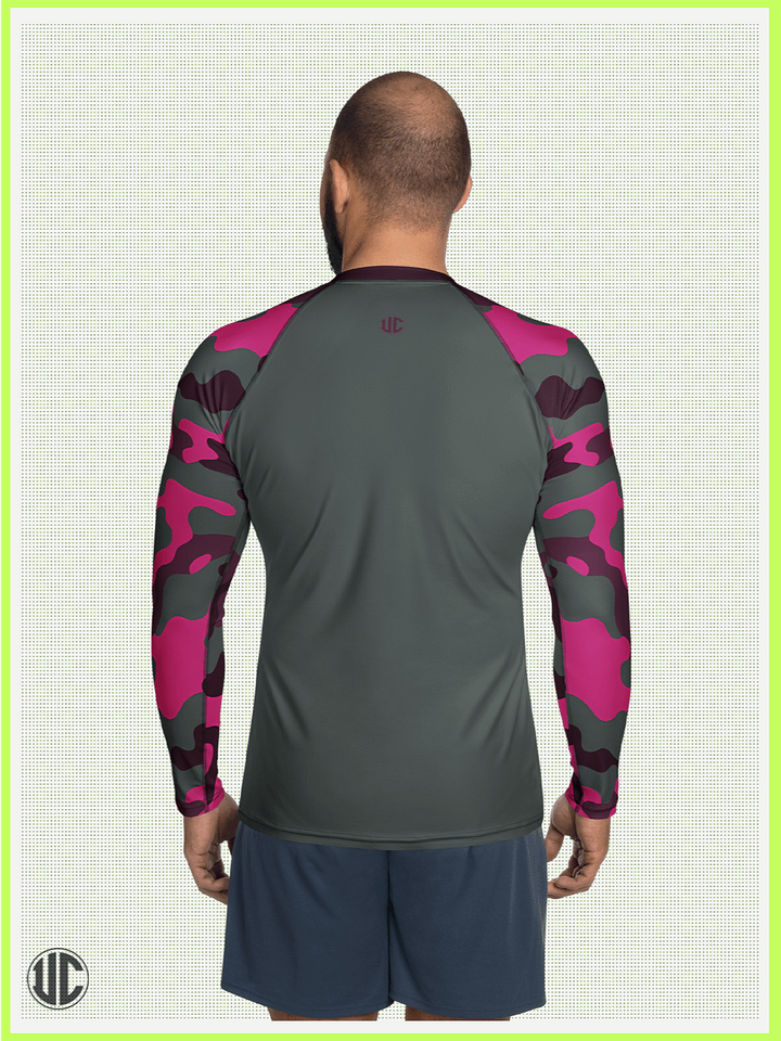 Savage Woodland Camo – Men’s Rash Guard product image (2)