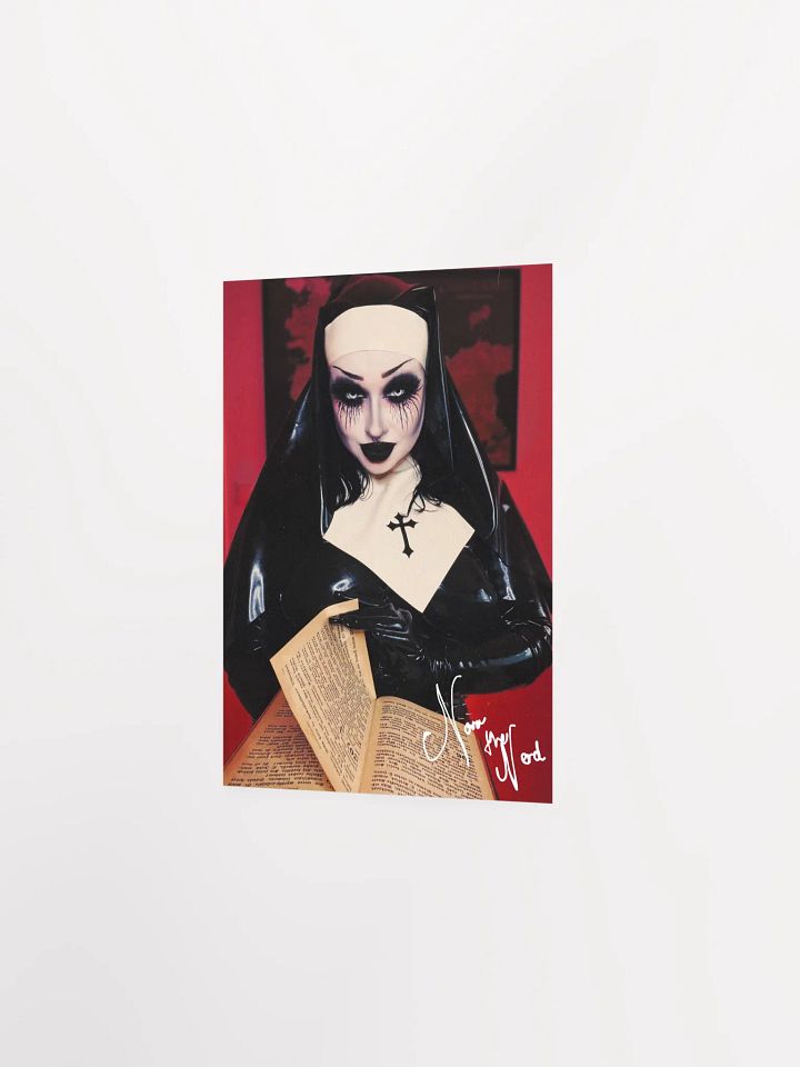 Nun Print with Signature product image (2)