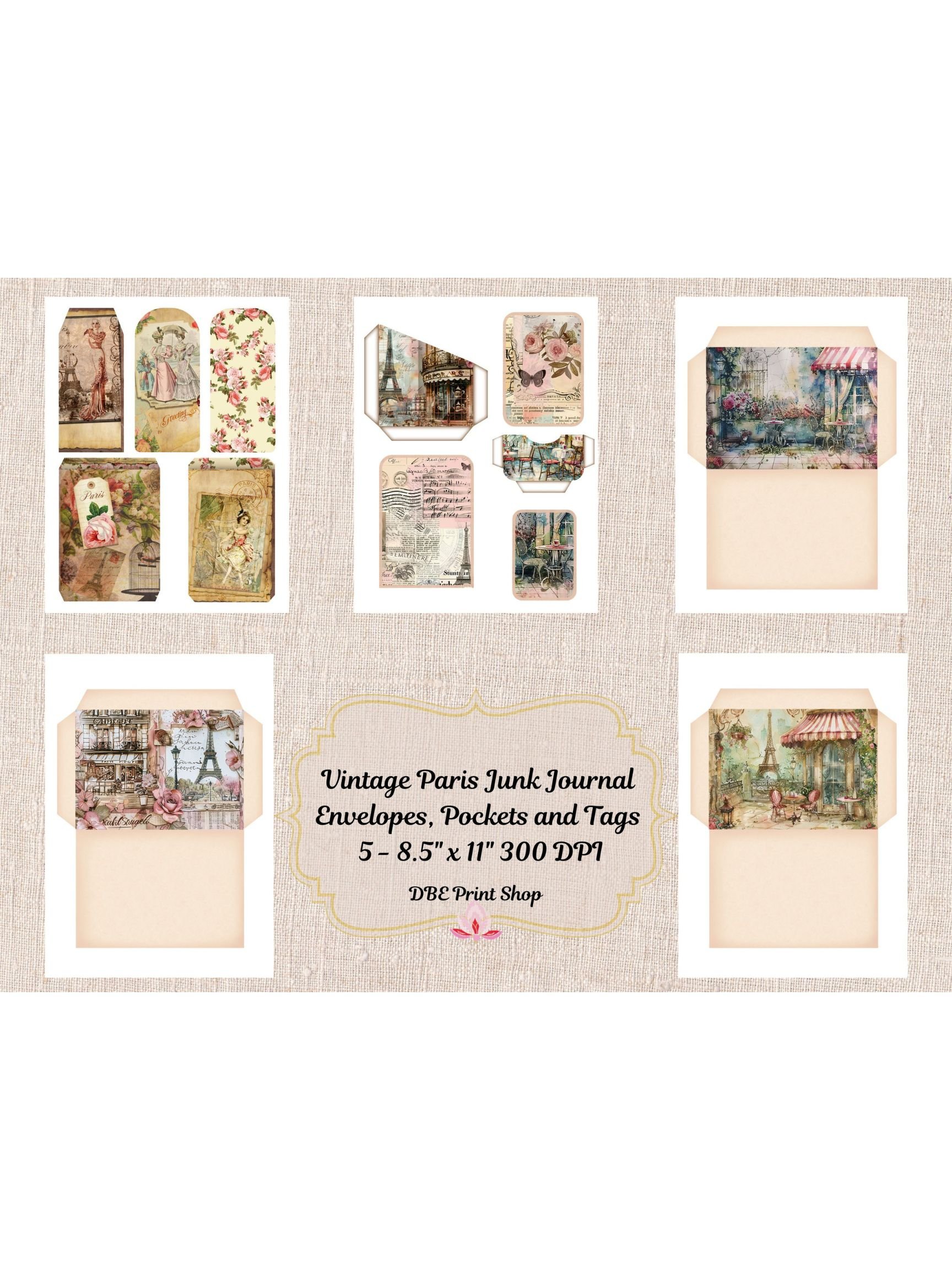 Vintage Paris Junk Journal product image (5)