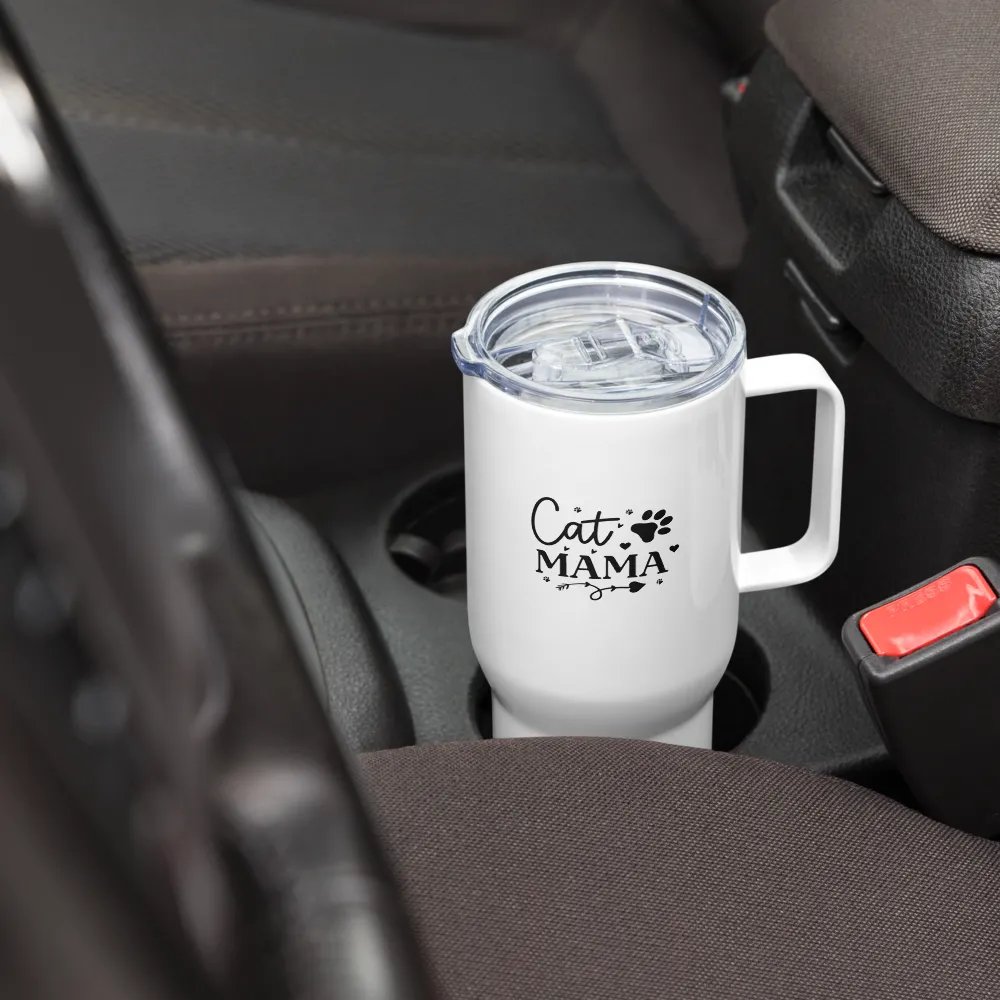 Cat MAMA Travel Mug: Stylish and Functional product image (7)