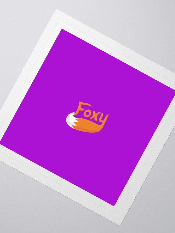 Foxy Tail Kiss Cut Stickers product image (8)