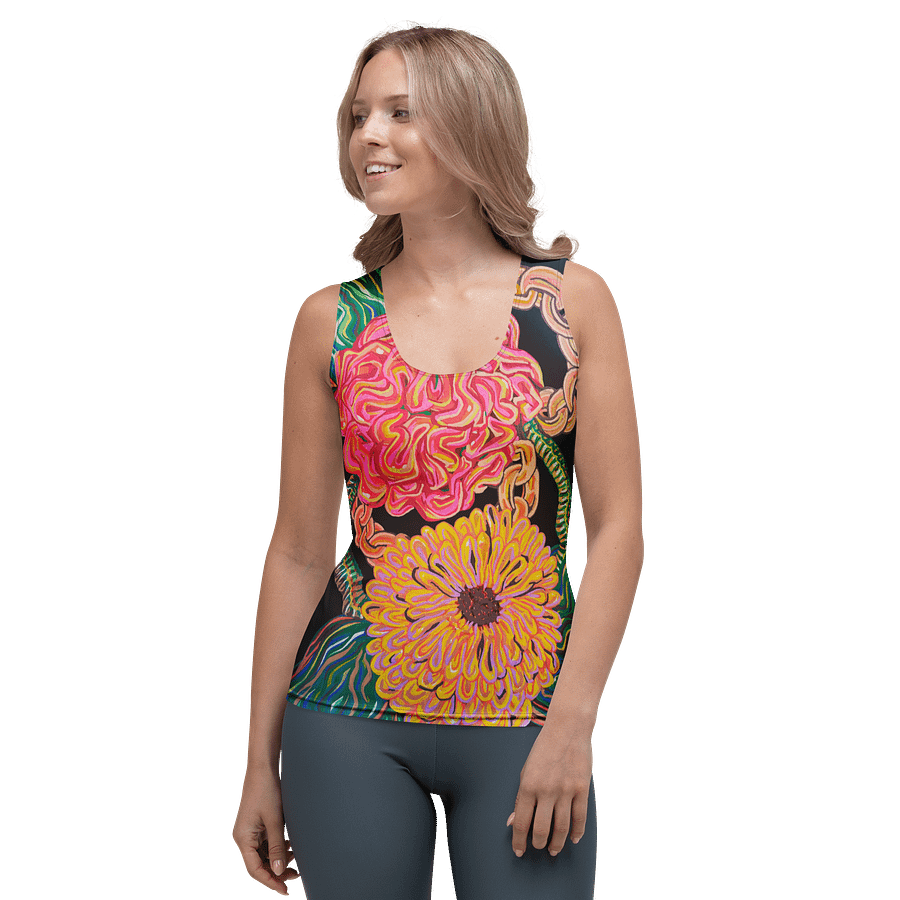 Flowers & Chains 1 Femme Tank product image (1)