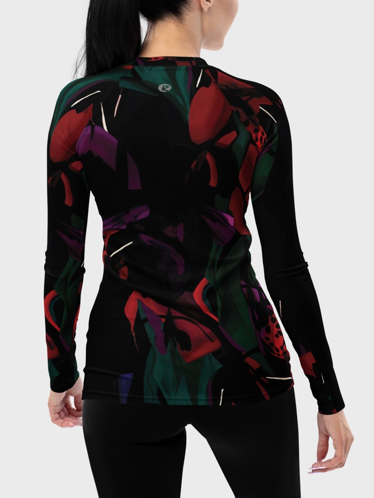 Rash Guard "Blosoom At Midnight" product image (3)