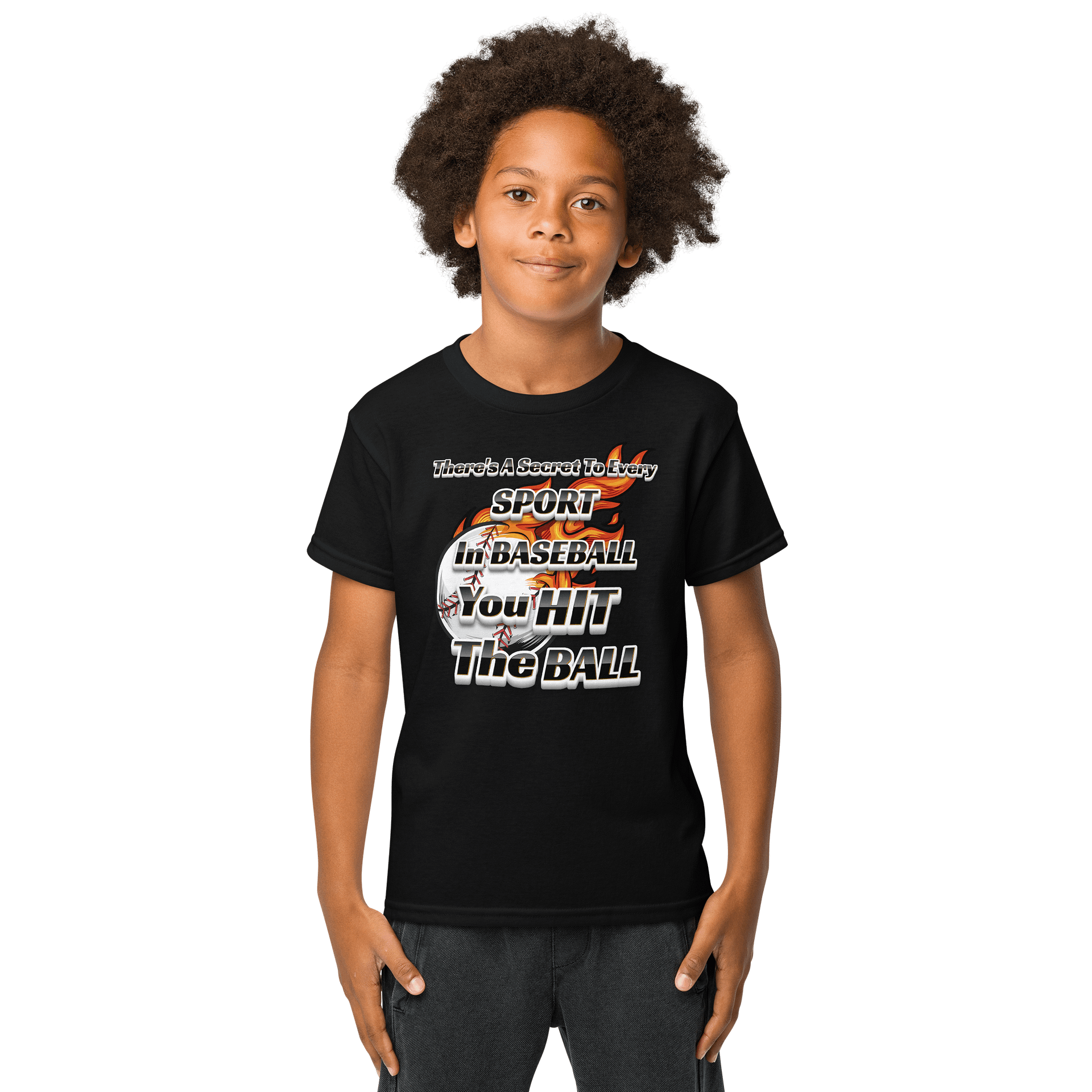 Flaming Baseball Unisex Kids Sports A Limited Edition Jersey product image (1)