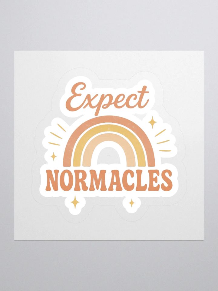 Expect Normacles Sticker product image (1)