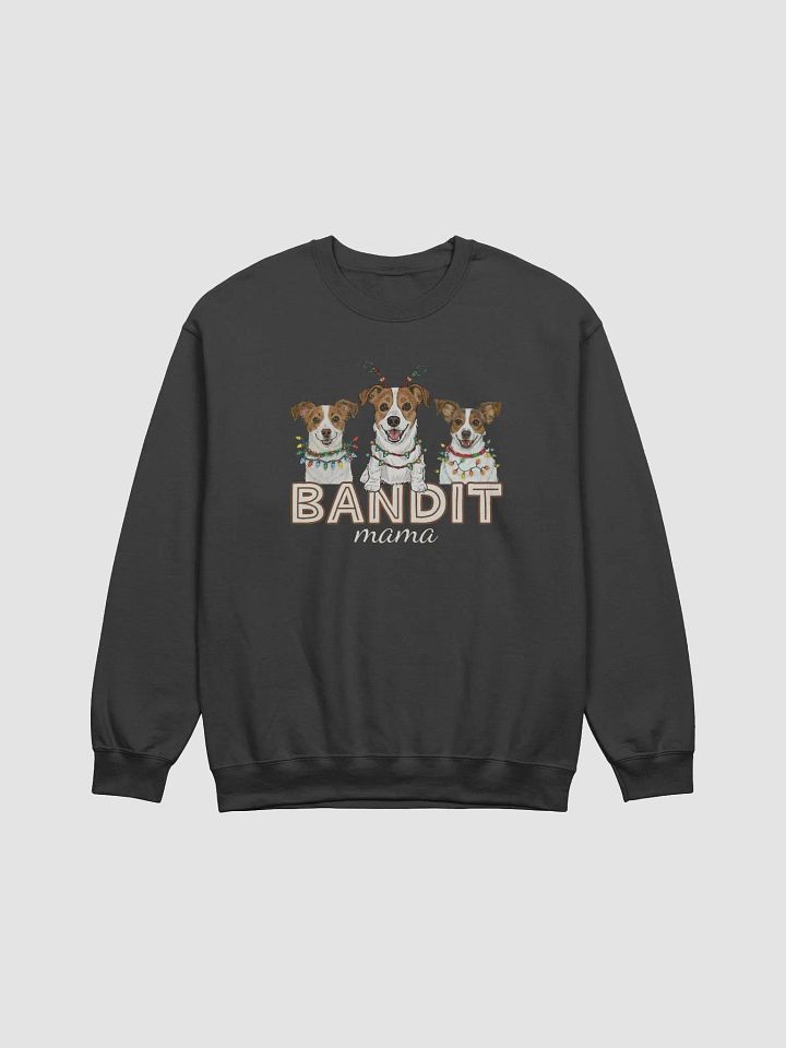 Jack Russell Christmas Mama/Dad, Custom Dark Sweatshirt product image (2)