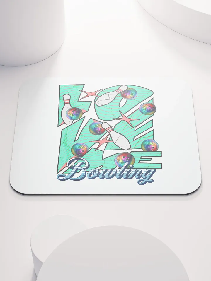 Love Me Bowling Mouse Pad product image (2)