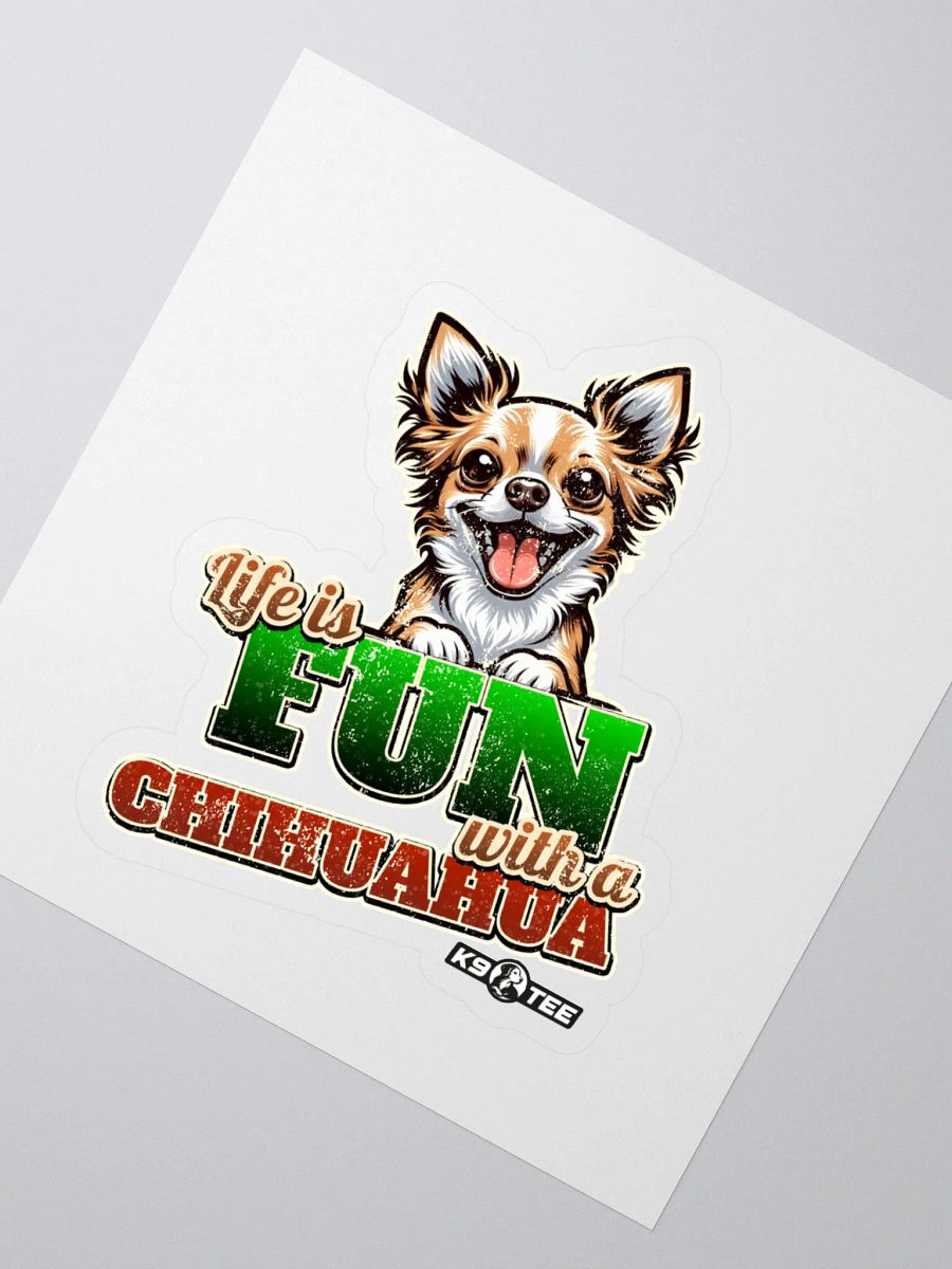 Fun Chihuahua Kiss Cut Stickers product image (2)