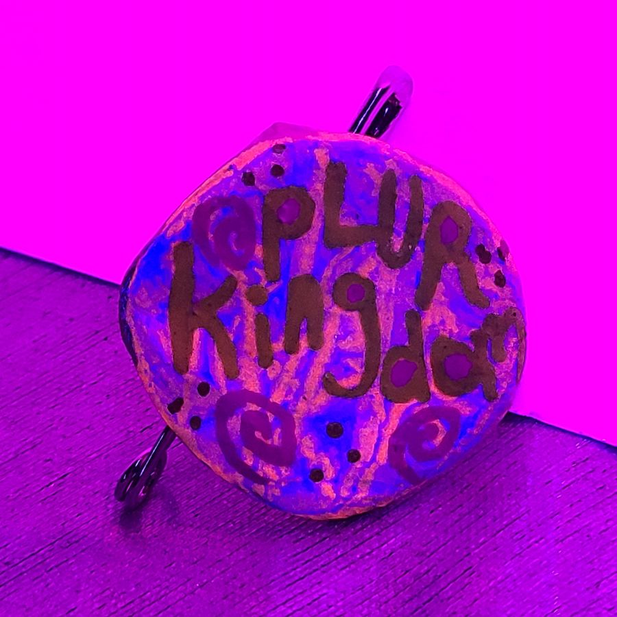 PLUR Kingdom Bottle Cap Pin product image (1)