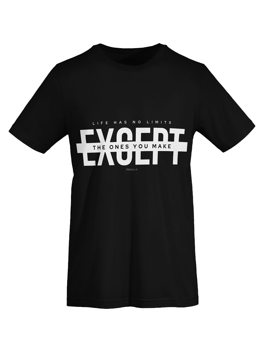 No Limits Black Tee – Break the Box You Built product image (7)