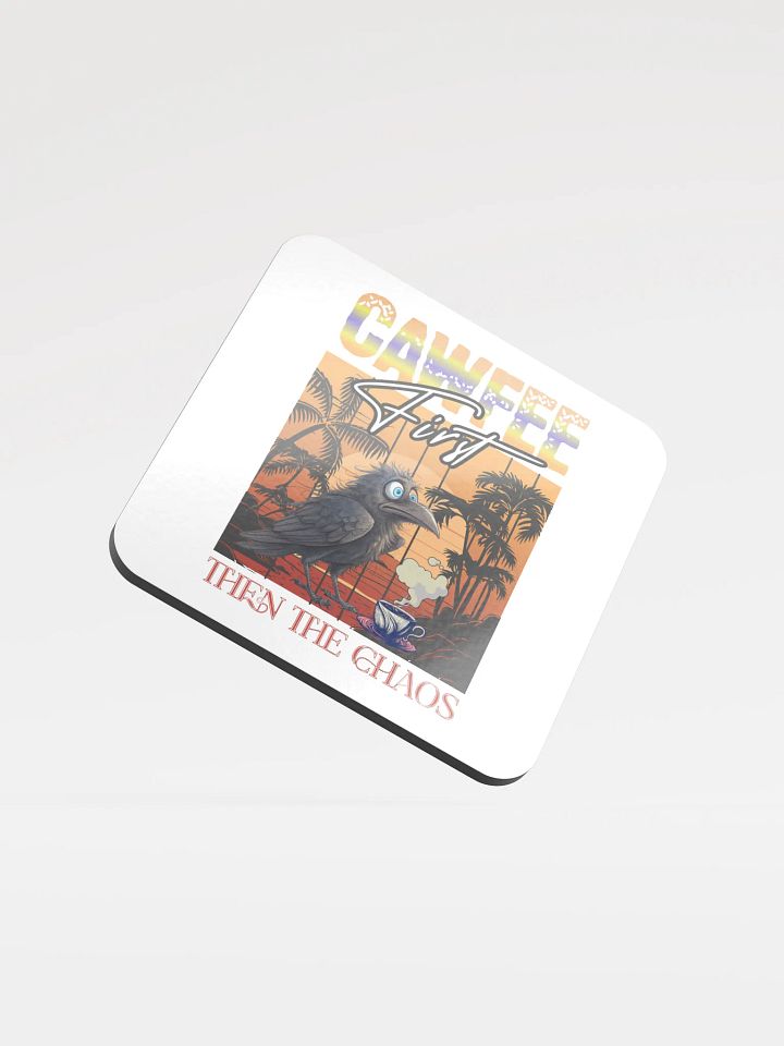 Cawfee First Then The Chaos Ravens Brew Coaster Set product image (2)