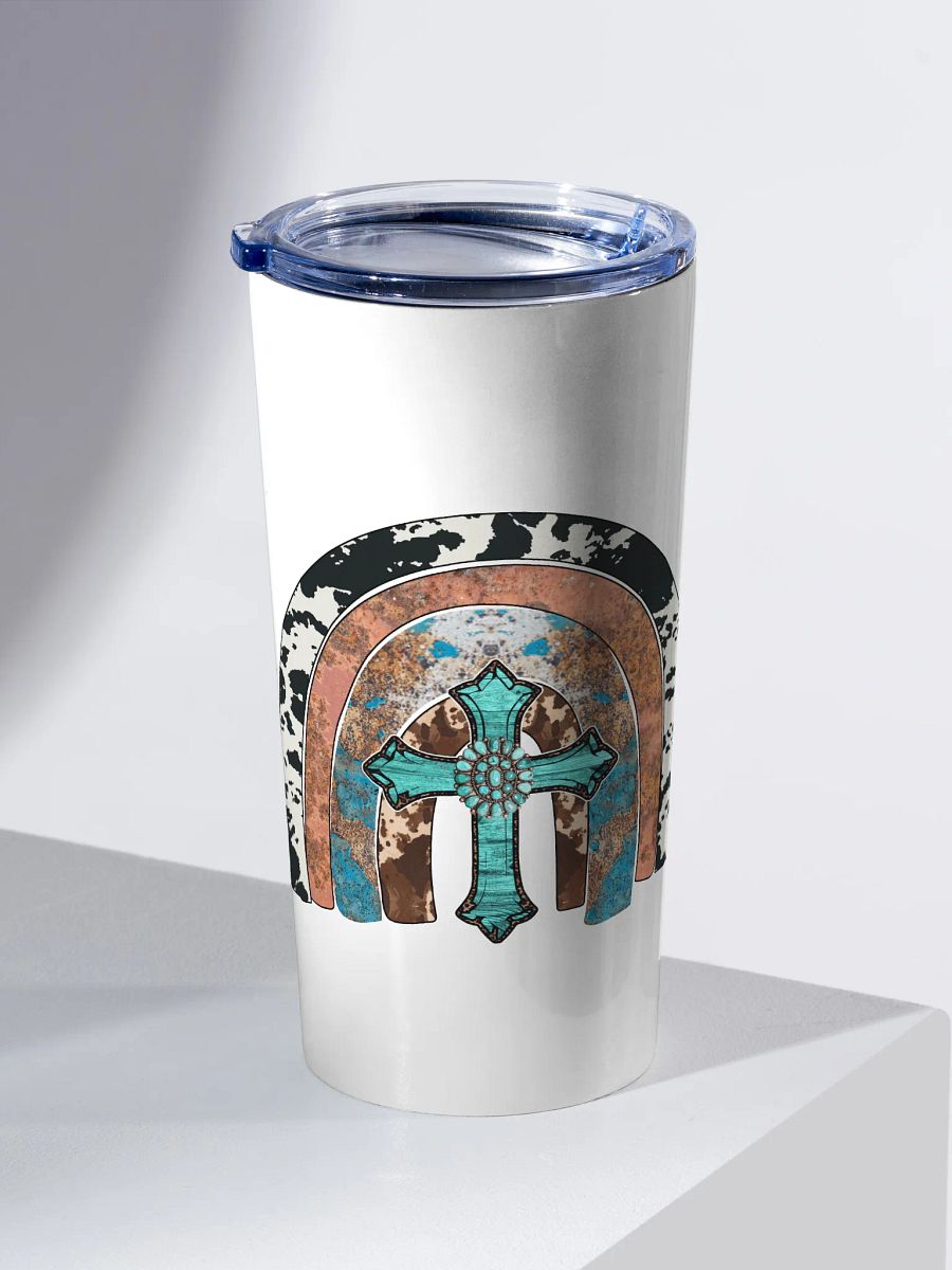 Rainbow Jesus Cowhide - Adult Tumbler product image (2)