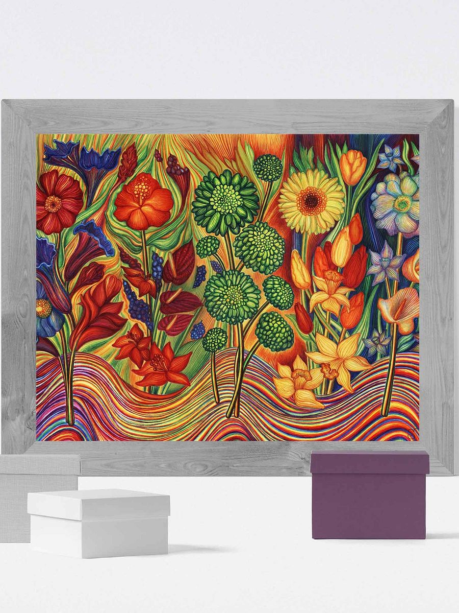 Blank Canvas: Unleash Your Artistic Vision - Multicoloured Flowers product image (3)