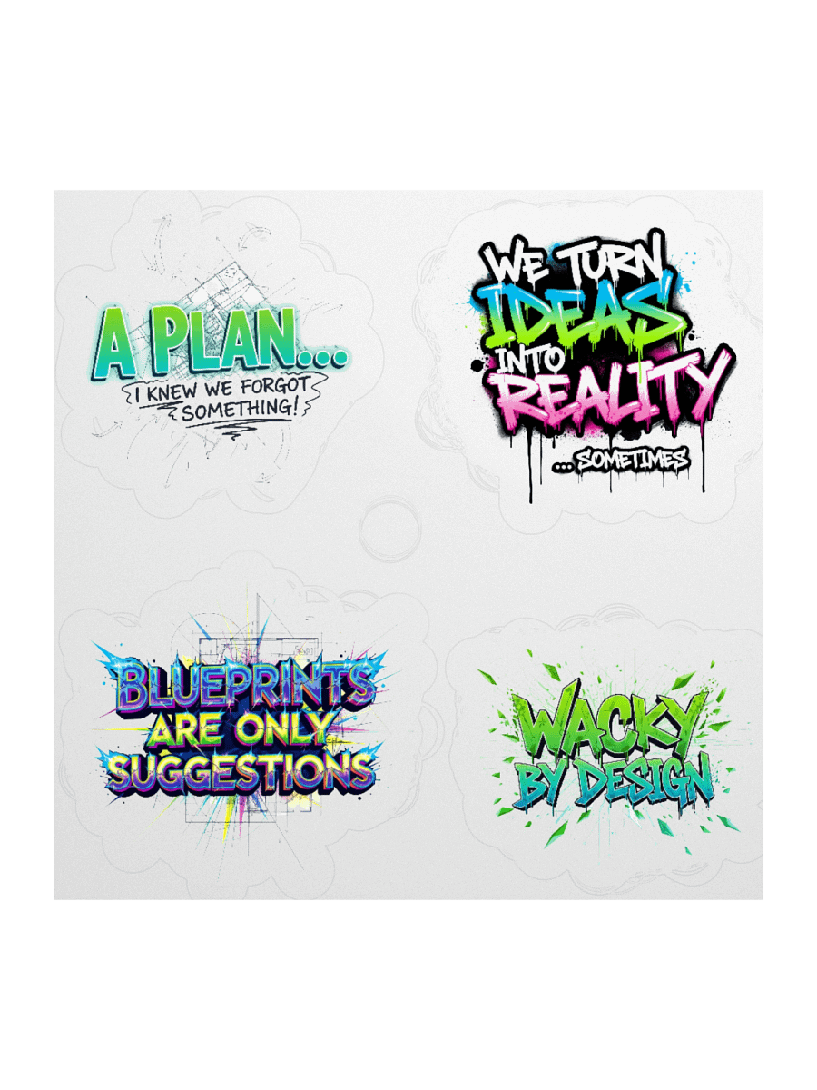 Wacky Wisdom Sticker Set product image (2)