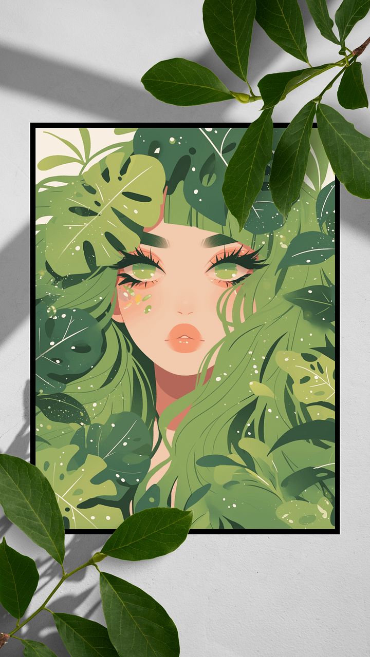 Monstera Love on Matte Paper Poster product image (1)