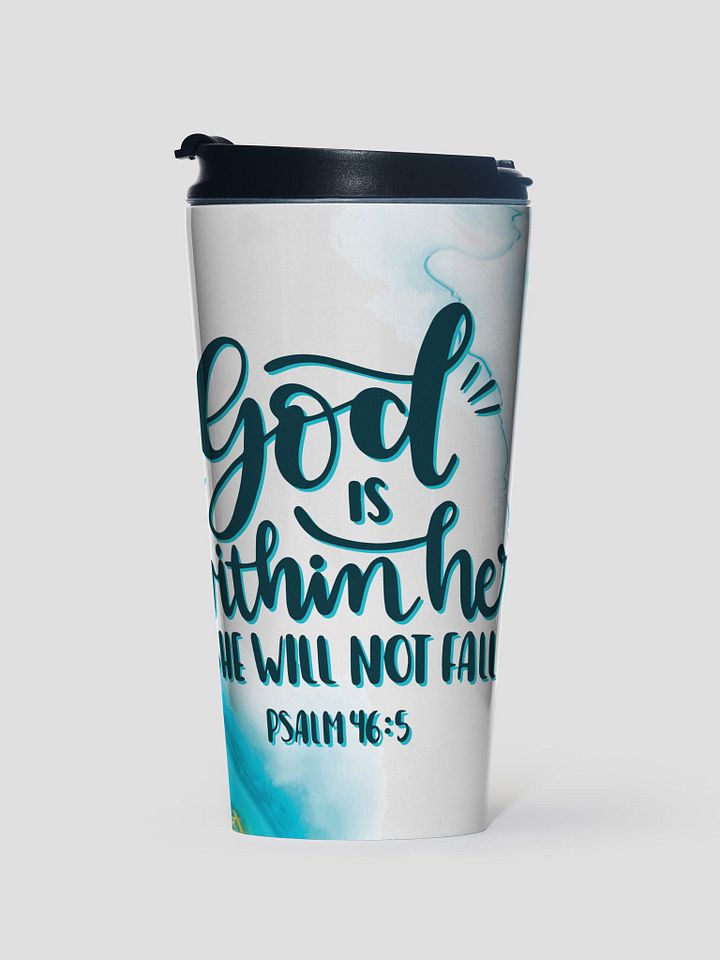Divine Strength Stainless Steel Travel Mug product image (1)