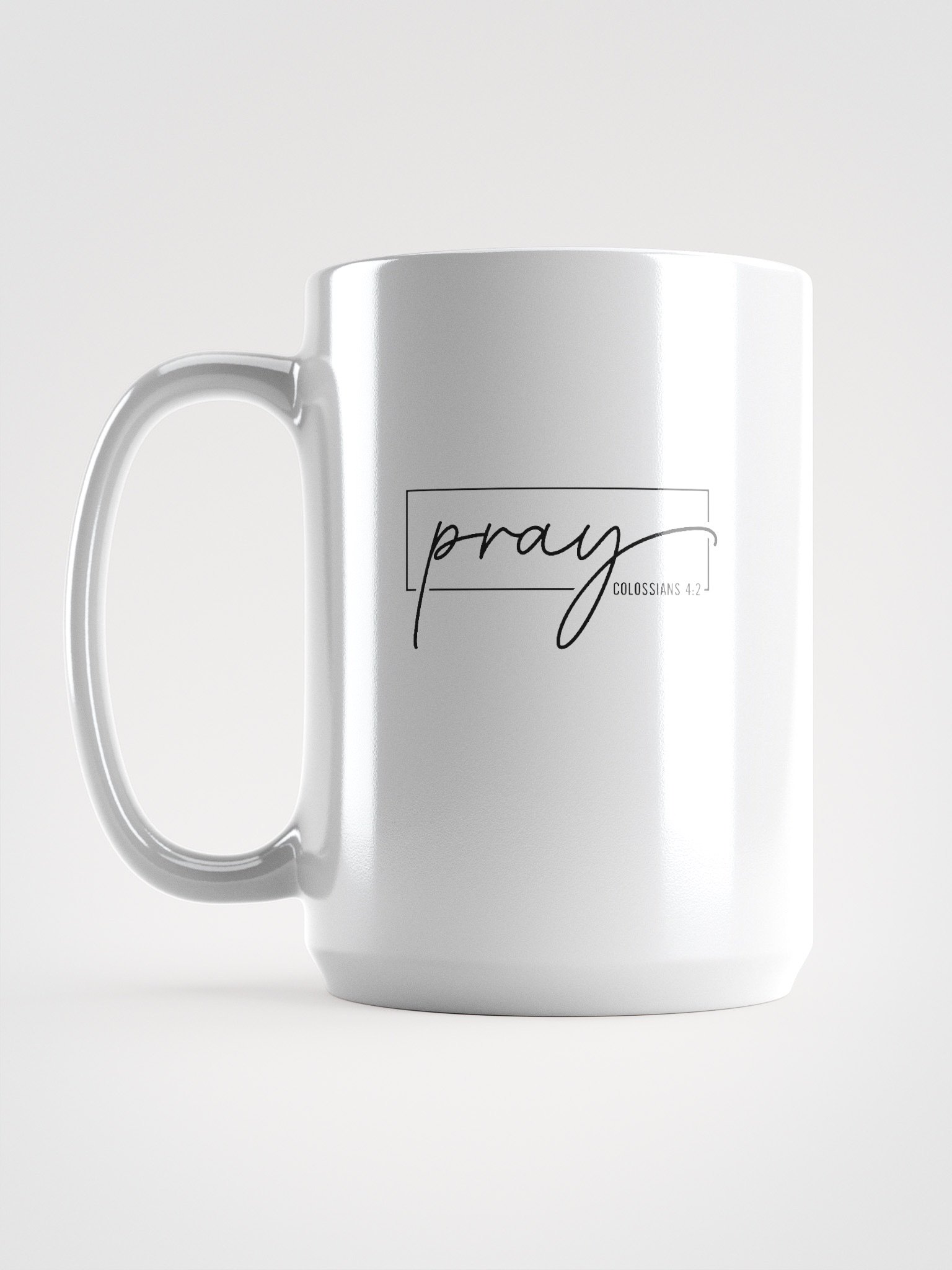 Pray Vivid Prints Heat-Resistant Mug product image (1)