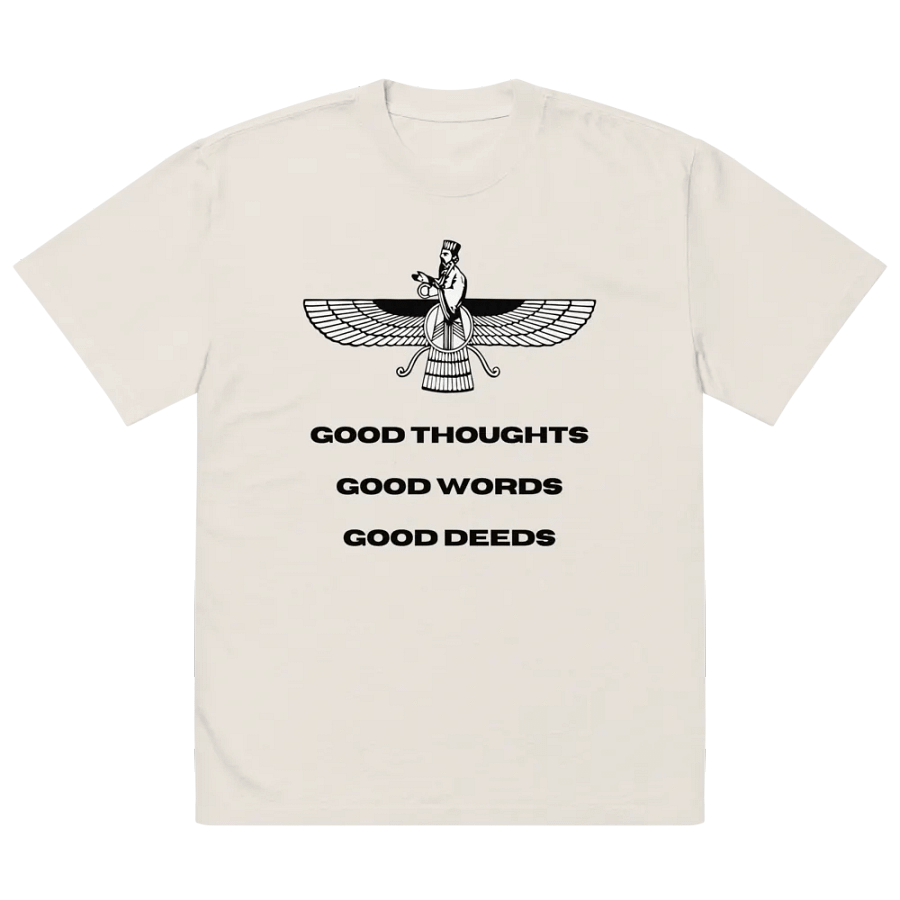 Faravahar Persian Design Shirt Good Thoughts Good Words Good Deeds product image (3)