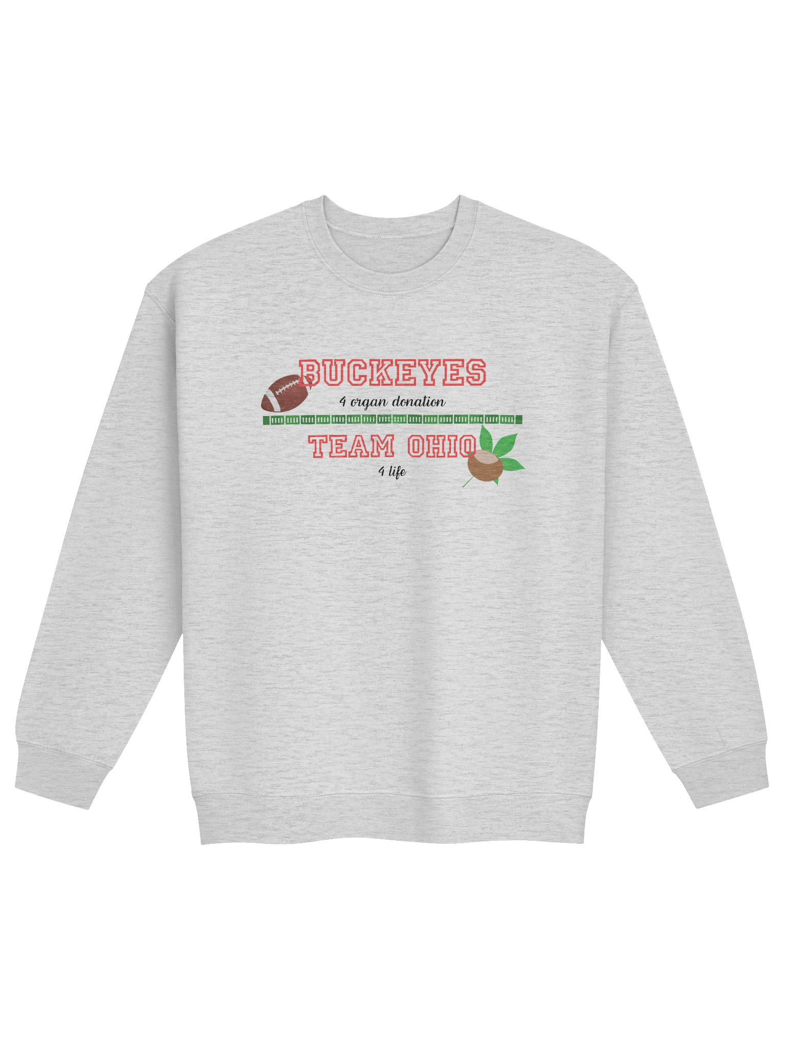 Ohio Buckeyes Football Crewneck Sweatshirt product image (4)