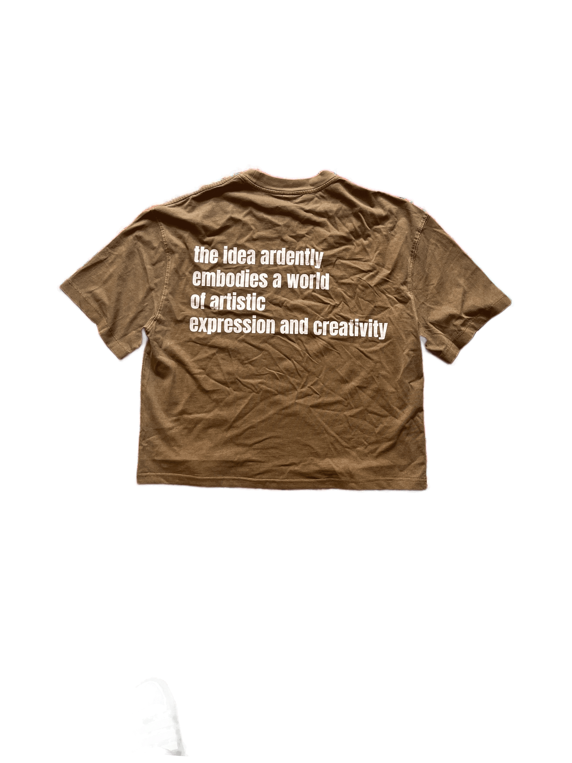emblem tee, brown product image (2)