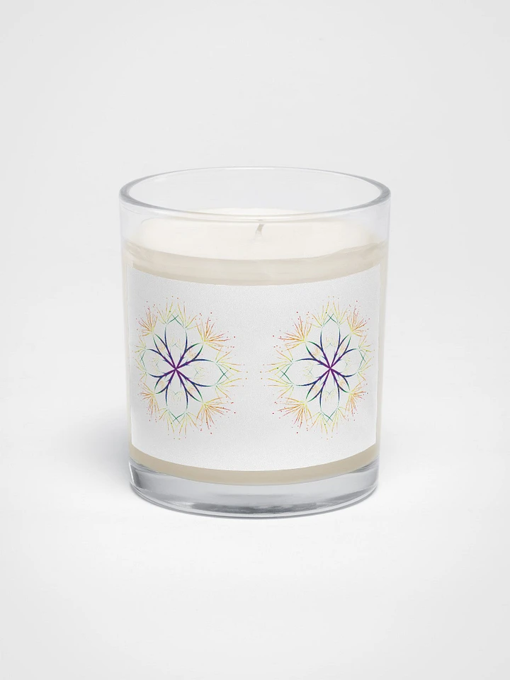 Delicate Rainbow Abstract Candle product image (1)