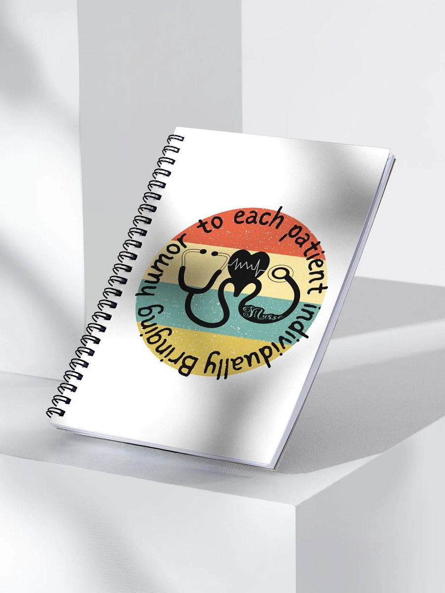 Bringing humor to each patient individually Spiral Notebook product image (3)
