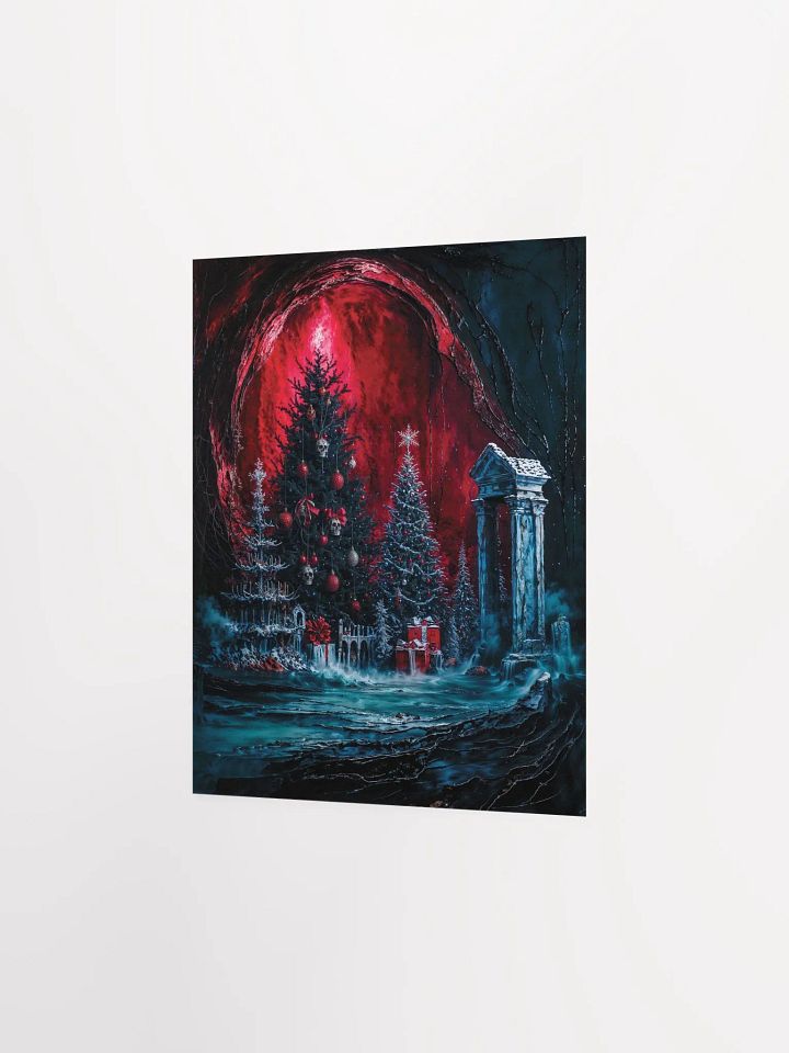 Gothic Christmas Forest Poster product image (8)