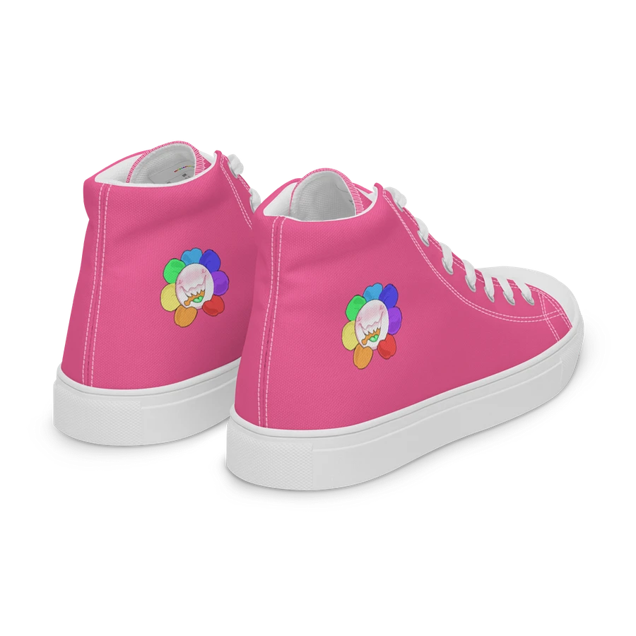 Pink and White Flower Sneakers product image (26)