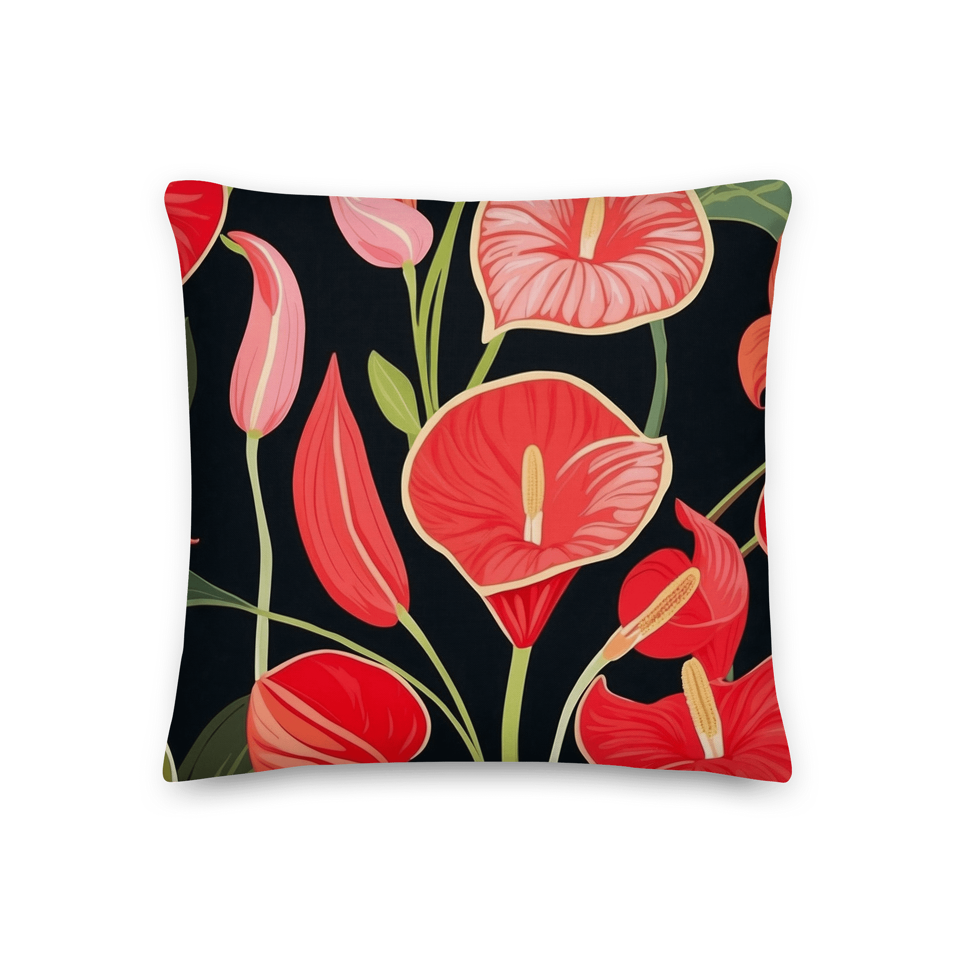 Vibrant Anthurium Dreams Pillow product image (3)