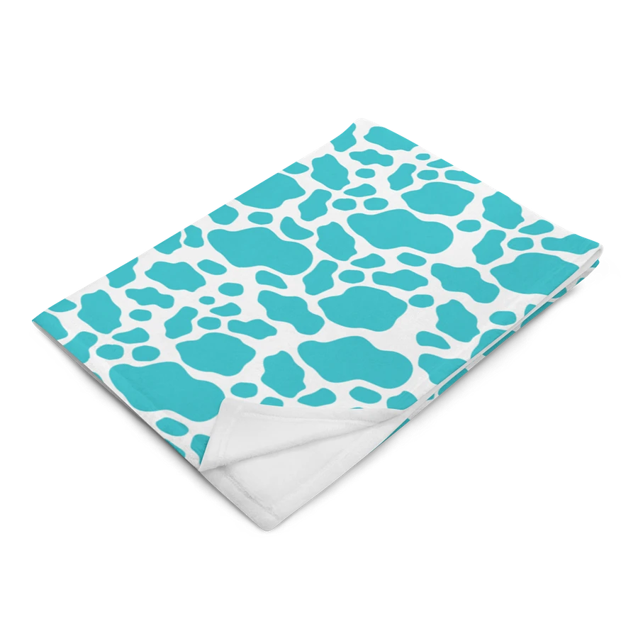 Cow Skin Blanket - Blue & White product image (12)