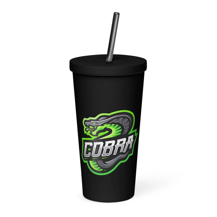 Cobra Insulated Tumbler with a Straw product image (1)