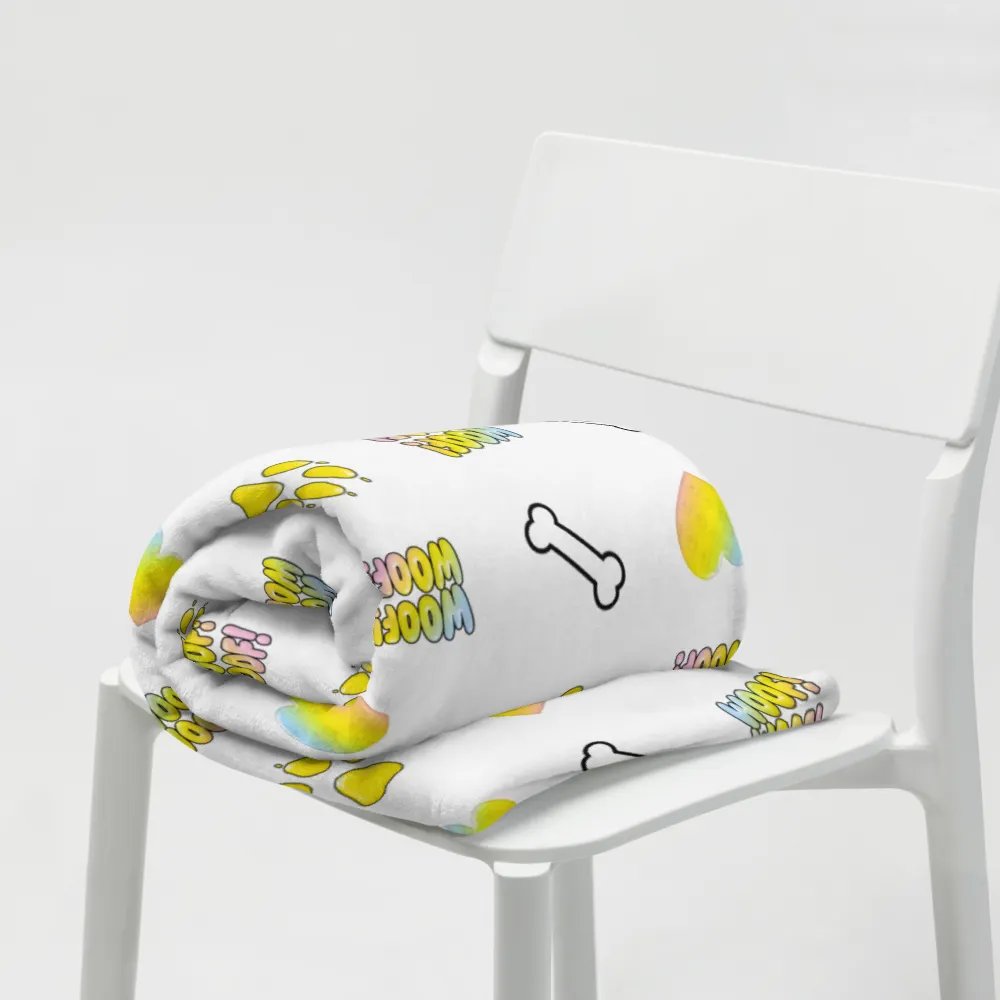 Pup Wrex Emojis - Throw Blanket product image (7)