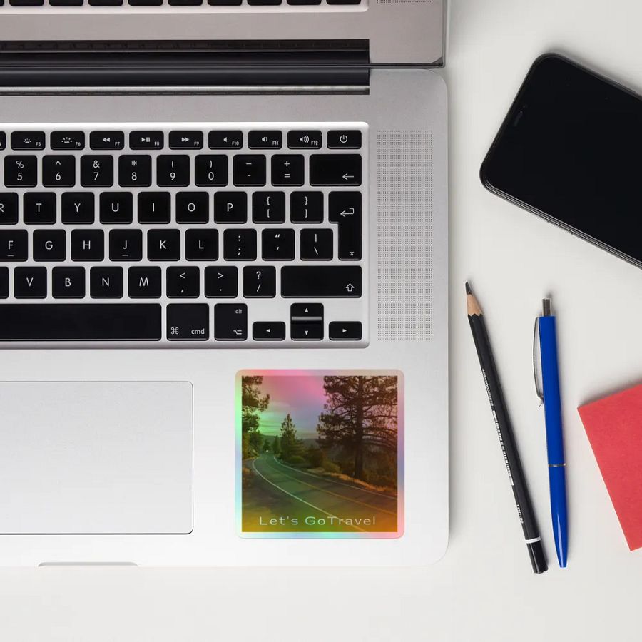 Let's Travel Holographic Sticker Collection product image (12)