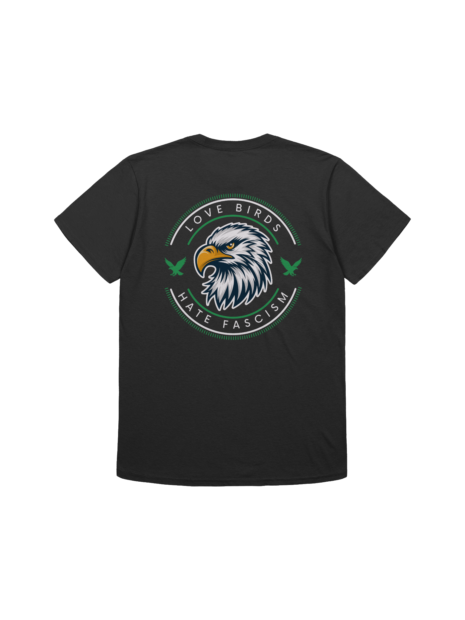 Love Birds Hate Fascism - Black product image (2)