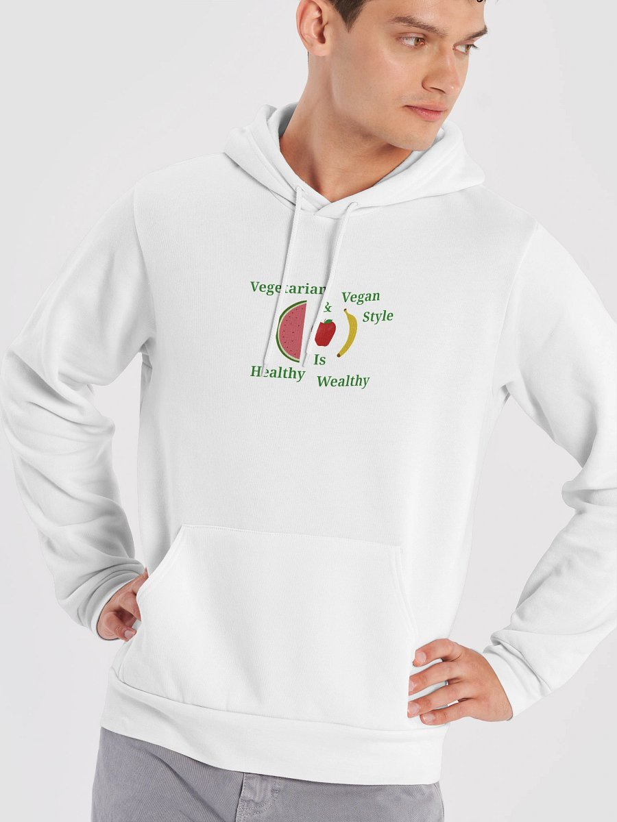 Healthy & Wealthy Vegan Hoodie product image (12)
