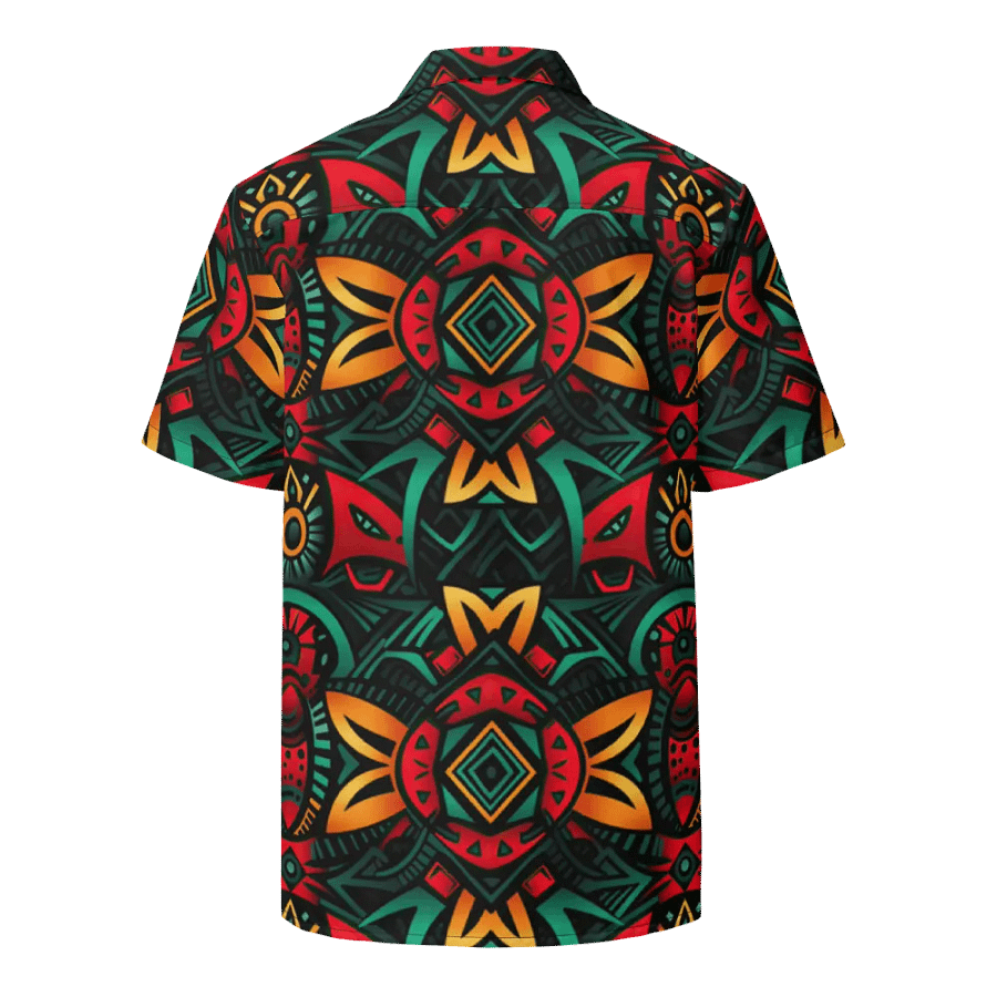 Cultural Canvas: African Black History Month Button-Down Shirt product image (3)