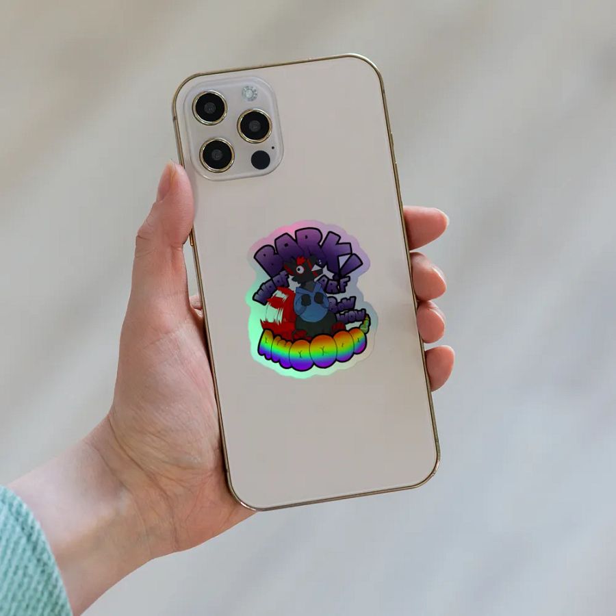 Barking Holographic Sticker product image (8)