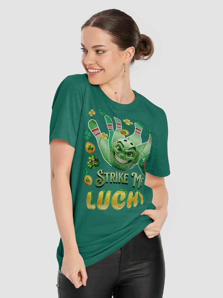 Strike Me Lucky Bowling Ball T-Shirt product image (27)