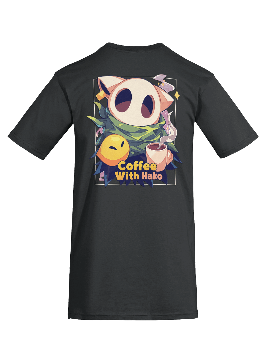 Coffee w Hako Premium Heavyweight Tee Front and Back Print product image (44)