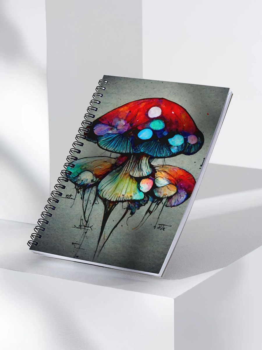 Psychedelic Mushrooms Spiral Notebook product image (3)