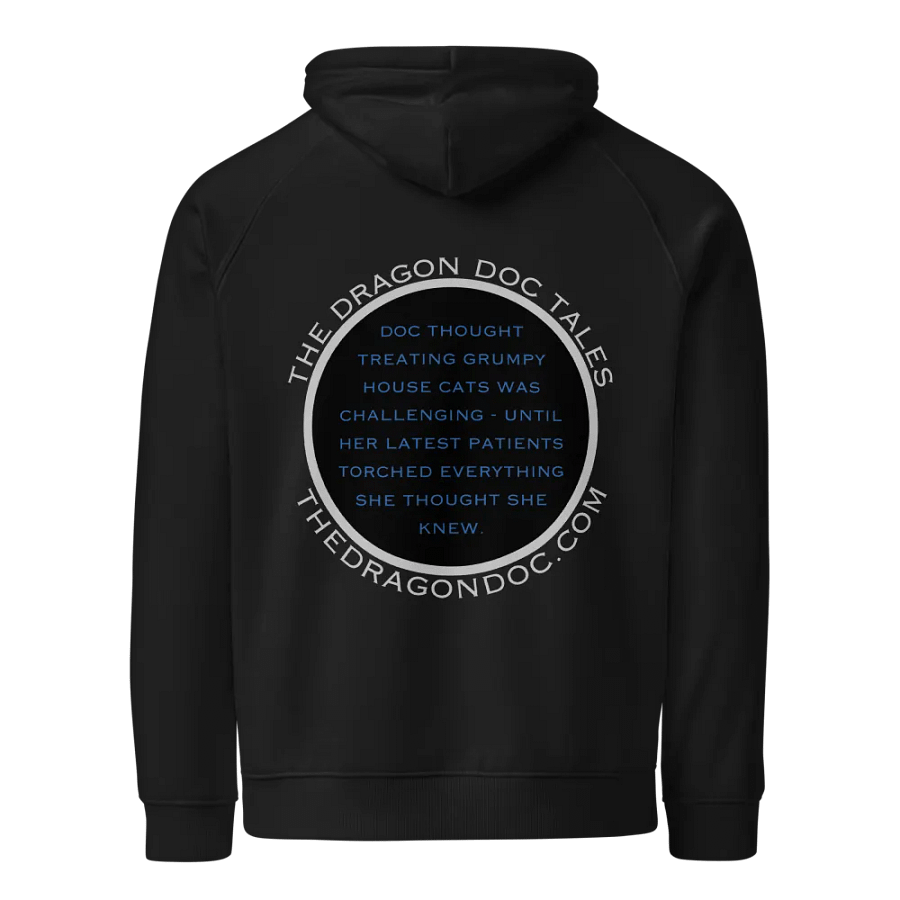 Dragon Doc Eco-Friendly Midweight Raglan Hoodie (Black): Earth-Friendly, Dragon-Approved product image (4)