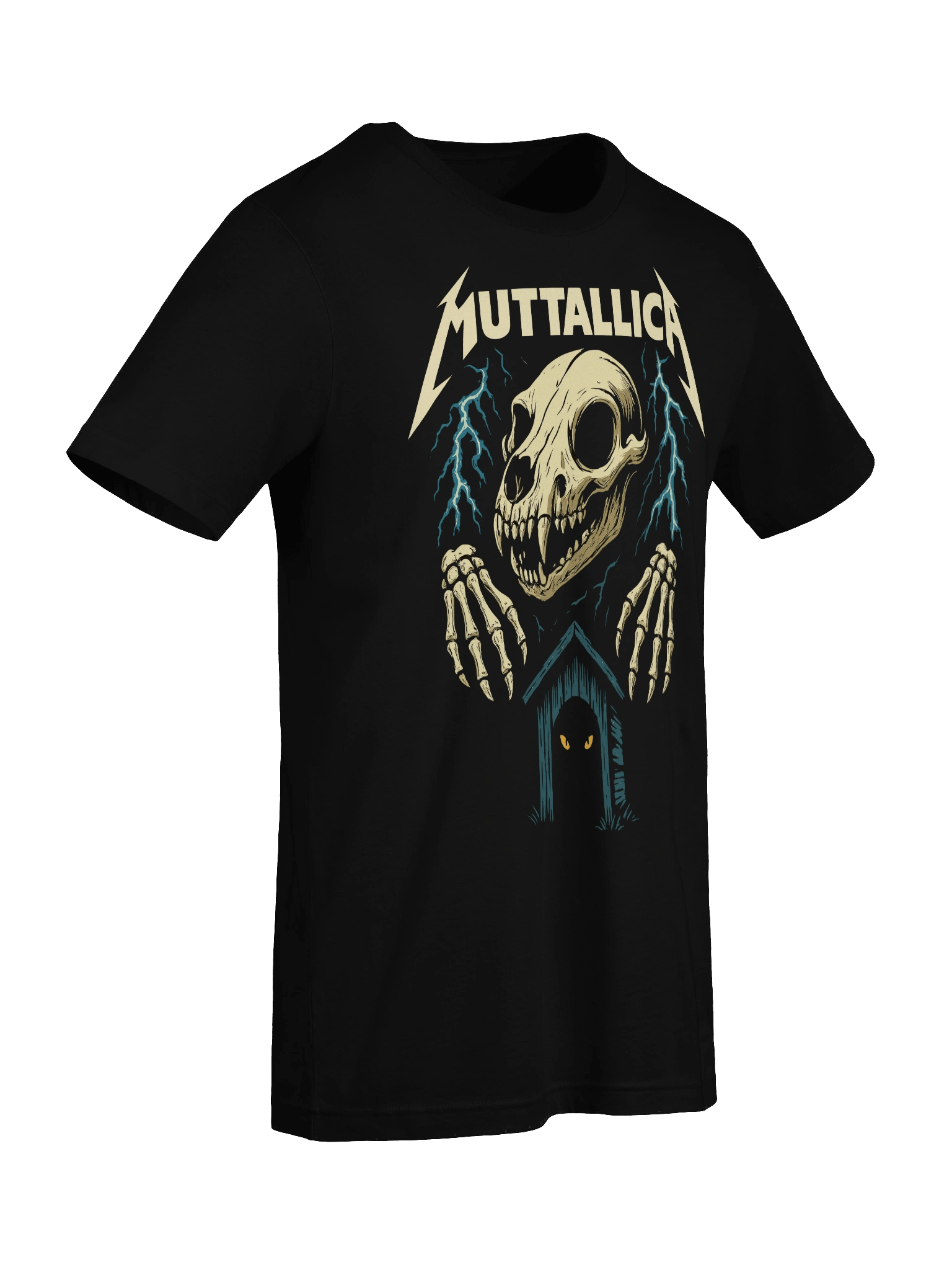 MUTTALLICA Dog Skeleton Shirt – Heavy Metal Parody Tee product image (9)