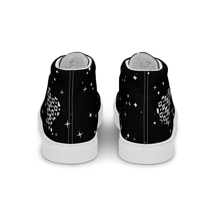 Mens High-Top Sneakers (Checkered Heart) product image (2)