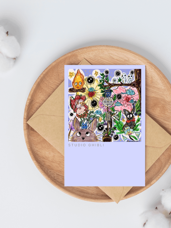 Studio Ghibli Digital Postcard | Printable | Greeting card | Art prints product image (4)