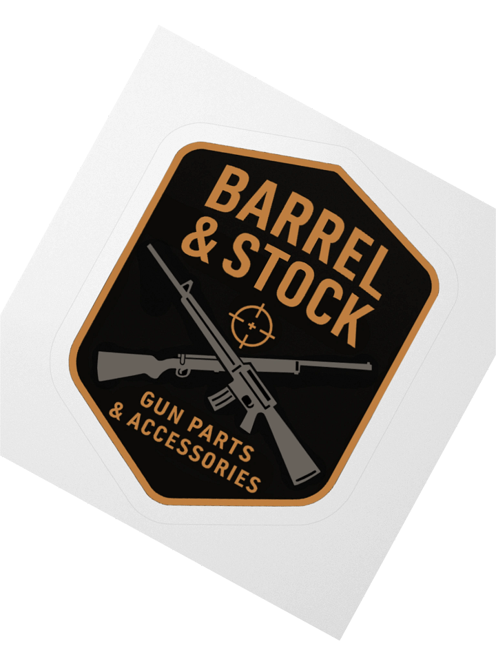 Crossed Firearms Kiss Cut Stickers product image (2)