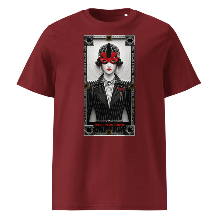 Unmask your Power Organic Unisex Cotton T-Shirt product image (9)