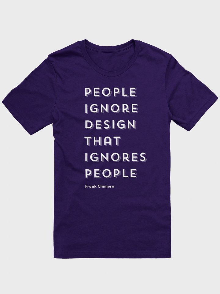 People ignore design that ignores people product image (1)